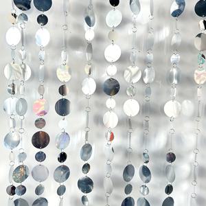 TEMU 30개 반짝이 PVC 시퀸 가랜드 - 39인치(99cm) 길이의 반짝이는 블라인더 프리 스트링, 크리스마스, 결혼식, 생일, 샤워 파티용 | 실내/야외 파티 장식, 포토 백드롭, 결혼식 연회 (전기 불필요) |