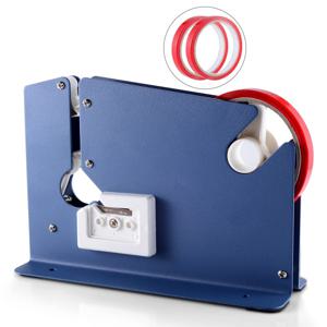 TEMU 스틸 벨트 백 밀봉기 1개 및 밀봉 테이프 2개, 고기 파이, 빵, 사탕용 폴리에틸렌 백 밀봉용 플라스틱 백 밀봉기, 고강도 금속 제품 백 밀봉 원뿔형 디스펜서