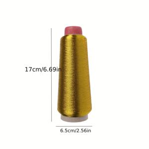 TEMU 3000m 골든/실버리 십자수 자수실 라인 텍스타일 메탈릭 원사 우븐 자수선 재봉 액세서리