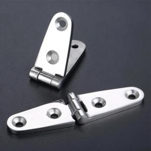 TEMU 2개 해양 등급 316 스테인리스 스틸 힌지 - 보트, 요트 및 캐비닛용 고광택, 거울 같은 마감 - 내구성 있고 부식 방지, 쉬운 설치, 4홀 디자인