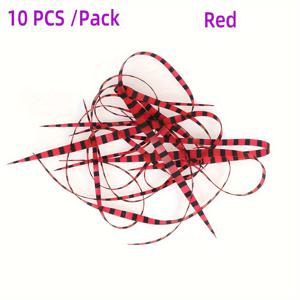 TEMU 10개 실리콘 스커트 스트리머 루어 트레일러 일체형 스피너베이트 버즈베이트 고무 지그 루어 플라이 타잉 재료