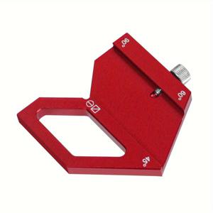 TEMU 목공용 멀티펑션 자 위치 블록 - 센터 파인더 45/60/90도 각도 스크라이버 라인 마킹 게이지