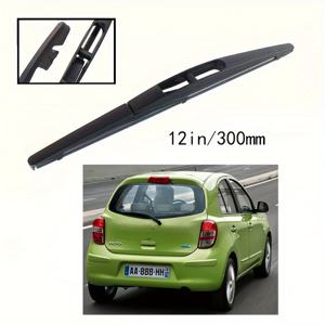 TEMU 닛산 미크라 / 마치 K13 해치백 2010-2015용 12인치 후면 와이퍼 블레이드 - 윈드실드 및 테일게이트 창문