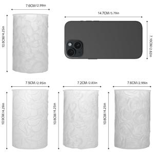 TEMU 4개의 양초 몰드, 실리콘 몰드 세트, 4가지 다양한 스타일의 실리콘 양초 몰드 (파도, 장미, 풍차 꽃, 데이지) - 양초, 비누 제작을 위한 다양한 디자인 옵션 제공
