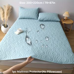 TEMU 꽃무늬 디자인의 탄성 밴드 모서리 매트리스 커버, 싱글 또는 더블 침대에 적합, 베갯잇 또는 베개 속통은 포함되지 않음