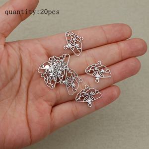 TEMU 20/40개입 스타일리시 미니멀한 속이 빈 복숭아꽃 팬 모양 이중 행잉 귀걸이, 헤어 장식, 펜던트 추가