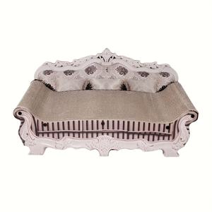 TEMU 고양이 가구, 스크래칭 보드, 고양이 침대, 라운지 의자, 골판지 샹젤라, 내구성이 뛰어나고 내마모성이 뛰어나 털 빠짐 없음, 발톱 갈기 적합, 애완 동물 용품 및 고양이 장난감, 중간 크기 고양이 및 소형 고양이에 적합