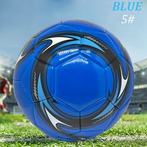 TEMU 청소년 및 성인을 위한 훈련 및 경기용 축구공, PVC 재질 및 기계 스티치
