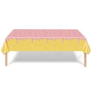 TEMU 할로윈 & 크리스마스 테마 일회용 식탁보 | 42.5 x 70.8인치, 다목적 캐릭터 디자인 드립핑과 스프링클이 있는 생일파티, 베이비샤워 장식품, 내구성 있는 플라스틱 원단으로 쉽게 청소하는 축제 분위기 파티 데코