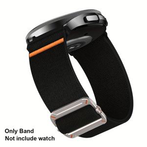 TEMU 삼성 7/6/4, 5 프로/액티브2/FE용 나일론 밴드 - 40mm/44mm/47mm/43mm/42mm/46mm 스포츠 스트랩, 20mm 시계 밴드