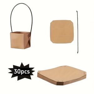 TEMU 30개 크래프트 종이 다육이 화분, 웨딩, 선생님 감사, 어버이날 선물에 완벽