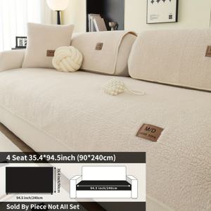 TEMU 모던 라이트 럭셔리 가죽 포인트 미끄럼 방지 고양이 스크래치 방지 소파 쿠션 1개, 거실, 침실, 사무실 소파 장식용, 봄 여름용, 반려동물 친화적, 세탁기 사용 가능, 등받이, 팔걸이, 베개 커버 미포함