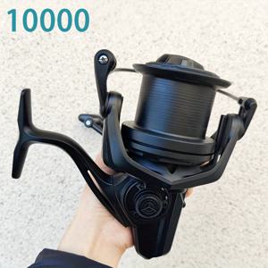 TEMU 긴 거리 낚시 릴, 대형 스피닝 릴 라인, 8000/9000/10000/12000/14000 사이즈로 제공, 메탈 스풀 및 내구성 있는 구조 특징, 담수 및 해수 낚시 모두에 적합