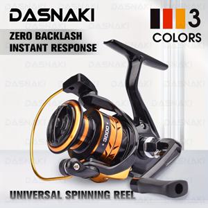 TEMU 다스나키 BB 스피닝 낚시릴 - 5.2:1 고속 기어비, 헤비듀티 메탈 스풀과 EVA 그립 핸들, 베어링, 담수/해수 겸용 낚싯대용