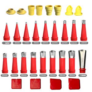 TEMU 30개 스테인리스 스틸 필러 노즐 어플리케이터 세트, 베이스 필러 실란트 씰링 욕실 수도꼭지용, 본딩 권총용 구조 접착제 총기. 하드웨어 액세서리