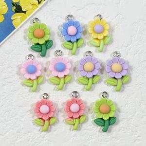 TEMU 10개 혼합 색상 랜덤 시뮬레이션 미니 만화 귀여운 레진 펜던트 수제 주얼리 체인 참스 창의적인 선물 귀걸이 목걸이 키체인 액세서리