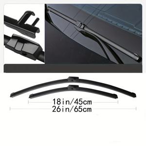 TEMU BMW 5시리즈 F07 F10 F11 (2011-2016년형) 좌핸들용 전면 와이퍼 블레이드, 앞유리 빗물 세척에 적합, 26인치 및 18인치 사이즈