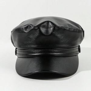 TEMU YZNT 여성용 인조 가죽 베레모 모자 (옷자락 포함) - 가볍고, 신축성 없음, 홀치기 염색 디자인, 비탄성, 관리 방법 제공 - 1개