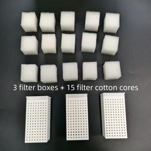 TEMU 물통 필터 솜 코어, 교체용 필터, 애완동물 물통 필터 박스, 간편한 세척 및 교체 - 고품질 필터 스펀지, 다양한 물통에 적합한 필터 코어로 애완동물에게 계속해서 신선한 물을 공급