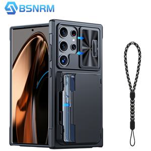 TEMU 갤럭시 S24 울트라 케이스 지갑형 [카드홀더][카메라커버][엣지 리프트] 풀바디 내구성 충격방지 PC 폰케이스 갤럭시 S24 울트라 6.9인치 2024용