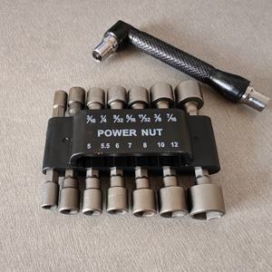 TEMU 10개/15개 육각 소켓 렌치 세트 | 크롬 바나듐 스틸, 다양한 크기 소형 렌치 포함, 1/4인치 육각 샤프트, 드릴 및 임팩 렌치 호환, 가정 및 프로젝트에 적합 - 전동 공구 추가