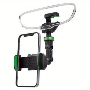 TEMU 1개 - 차량 후방 거울 브래킷 - 자동차 후방 거울 휴대폰 고정 지지대 - 충격 방지 및 실용적