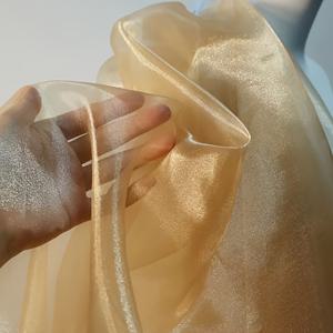 TEMU 결정적인 쉬어 패브릭, 진주 빛 오간자, 투명하고 반짝이는 폴리에스터, 웨딩드레스, 퍼포먼스 의상, DIY 공예 및 장식용