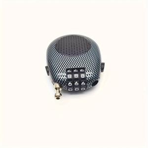 TEMU ABS 코팅 확장형 스틸 번호 자물쇠 1개 - 휴대용 여행용 보안 자물쇠, 여행 가방, 자전거, , 배낭용, 경량 및 다기능 | 질감이 있는 그립 디자인 | 고강도 소재