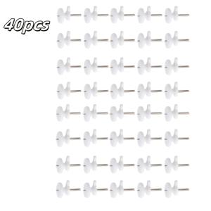 TEMU 40개입 강력 투명 벽걸이 후크 | 웨딩 사진, 자수, 아트 프린트 걸이기에 적합, 드릴 불필요 미니 투명 못, 플라스틱 프레임 벽걸이 아트 정리함