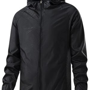 TEMU 새로운 패셔너블 남녀공용 캐주얼 긴소매 휴대용 접이식 속건성 통기성 얇은 후드 재킷, 하이킹, 사이클링, 야외 해변, 낚시, 캠핑, 사냥에 적합, 속건성 의류, 아웃도어 스포츠 재킷, , 경량 통기성 재킷