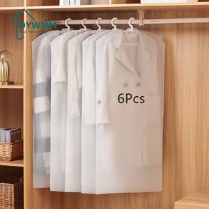 TEMU 6개 투명 PEVA 의류 보관백 - 옷장 정리용, 옷 보호 커버 - 내구성 플라스틱 옷장 보관 솔루션, 옷장 보호 | 디자인, 의류 정리 보관