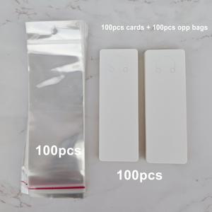 TEMU 키체인 디스플레이 카드 및 투명 포장백, 소규모 비즈니스 용품, DIY 디스플레이 카드, 주얼리 디스플레이 및 포장 용품, 비즈 보관