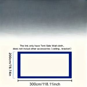TEMU 캐노피 사이드월만 해당(상단 천 및 스탠드 제외) 초대형! 야외 텐트 격리 장치, 내구성 좋은 옥스포드 천, 접이식 및 방풍, 투명 창문, 다기능, 파티에 적합, 파티 텐트|접이식 텐트|캔버스, 스탠드 없음