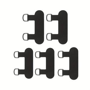 TEMU 휴대폰 테더 탭 5개, 더블 헤드 휴대폰 끈 패치 스트랩 인서트 폰 끈 탭 리모컨 테더 폰 케이스 끈 접착제 없음, 듀얼 홀 케이스 전용