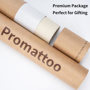 TEMU 가죽 느낌 데스크 패드 키보드 및 마우스 매트 양면 미끄럼 방지 쓰기 표면 쉽게 세척 가능 대형 책상 보호대 선물용 튜브 포장 60x35cm 23.6x13.8인치