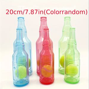 TEMU 1개 내구성 강한 강아지 씹는 장난감, 중형견용 열가소성 삑삑이 장난감, 치아 건강을 위한 단색 패턴, 배터리 없는 상호작용 반려동물 놀이