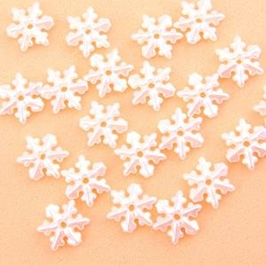 TEMU 오프화이트 색상의 아크릴 눈꽃 펜던트 100개입. 주얼리, 목걸이, 팔찌, 홈 데코, 크리스마스 테마, 할로윈, 축제 나무, 새해, 겨울 선물용 장식 비즈로 적합
