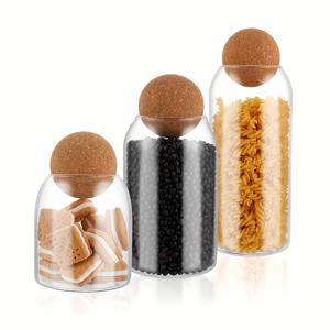 TEMU 3개 세트 유리 식품 보관 용기 볼 뚜껑, 유리 캔디 용기, 장식용 유리 보관 병, 식품 보존 용기, 목욕 소금 병, 스파이스, 차, 견과류, 캔디, 곡물, 간식, 커피 보관용 스낵 용기, 팬트리 정리 - 투명, 거실 및 주방 유리 테이블 장식용, 현대 주방용품