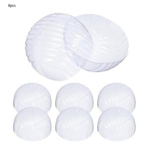 TEMU 8개 팩 투명 플라스틱 모자 디스플레이 스탠드, 야구 모자, 가발 홀더, 모자 랙, 여행, 소매점 선반용 - 조립 불필요한 독립형 모자 셰이퍼, 가발 및 모자 디스플레이용