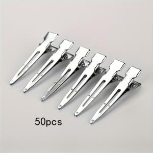 TEMU 50개 세트 프로페셔널 메탈 헤어 롤러 - 살롱 퀄리티 루트 리프팅 클립, 스타일링, 트리밍 & 헤어드레싱 - 내구성 강화, 사용 편리, 모발에 부드러움