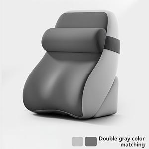 TEMU 좌식 또는 기대기용 조절식 등받이 서포트 베개, 독서, 휴식 및 집에서의 여가를 위한 인체공학적 쿠션, 부드러운 목과 허리 지지대, 편안한 라운지 좌석을 위한 다중 각도 디자인