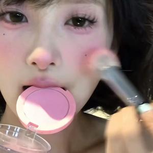 TEMU 블러셔 여성 볼터치 크림 블러셔 치크 블러셔 투크 블러셔 발색력 좋은 누드 블러셔로 얼굴 소올 효과 블러셔 추천템