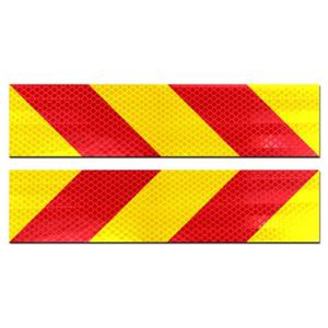 TEMU 터브화이 라쿤마켓 화물차 트럭 안전반사 스티커 2매 1세트 600x140 대형 중장비 후방 후부 반사 특장 초고휘도 반사스티커