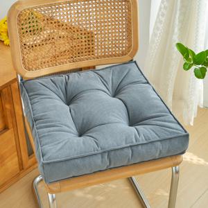 TEMU [국내발송] 체닐 오피스 의자 쿠션 두꺼운 다용도 시트 패드 홈침실/식탁 신발 보관용 폴리에스터 커버 손세탁 전용 2가지 컬러 옵션