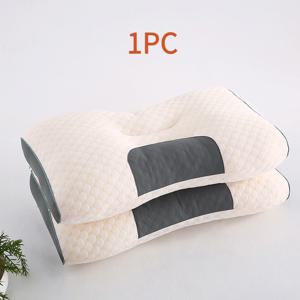 TEMU 1개 베개 | Sp 경추 보호, 수면 마사지 베개 속, 거실 및 침실용 흡습성 및 통기성 폴리에스터 침구, 부드럽고 다용도 사용