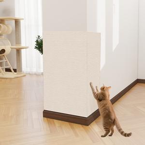 TEMU 자착식 고양이 스크래칭 매트 | 붙이기, 자르기, 청소 용이, 내구성 및 내마모성, 필수 실내 고양이 스크래칭 도구 및 엔터테인먼트 아이템, 소파, 문, 벽 및 바닥을 완벽하게 보호