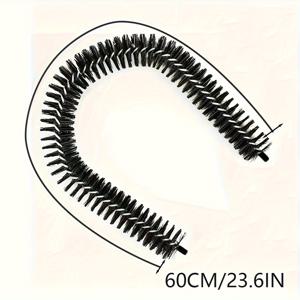 TEMU 고양이 셀프 그루머 교체용 브러시 1개, 아치형 그루밍 브러시, 아치형 그루머 및 마사지기, 반려동물 스크래칭 포스트 장난감, 털 정리 브러시, 문지름 기둥, 실내용 및 반려동물 집용 완벽한 선물, 반려동물