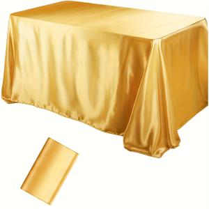 TEMU 할로윈, 크리스마스 폴리에스터 테이블보, 다양한 색상 제공, 웨딩, 생일 파티 테이블 장식용