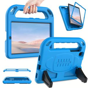 TEMU 삼성 갤럭시 탭 A9+ 11인치(X210/X216/X218) & 탭 A9/A7 LITE 8.7인치(X110/X115/X117/T220/T225/T227)/탭 A8 10.5 2022(X200/X205/X207)/탭 A 8.4(T307)용 충격 방지 케이스 (스크린 보호 필름 내장, 조절 가능한 스트랩, 조절 가능한 스탠드, 미끄럼 방지)