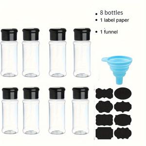 TEMU 8/16 향신료 분쇄 병, 바베큐 양념 병, 병 병 양념 분배기, 바베큐 양념 주방 가제트, 주방 액세서리